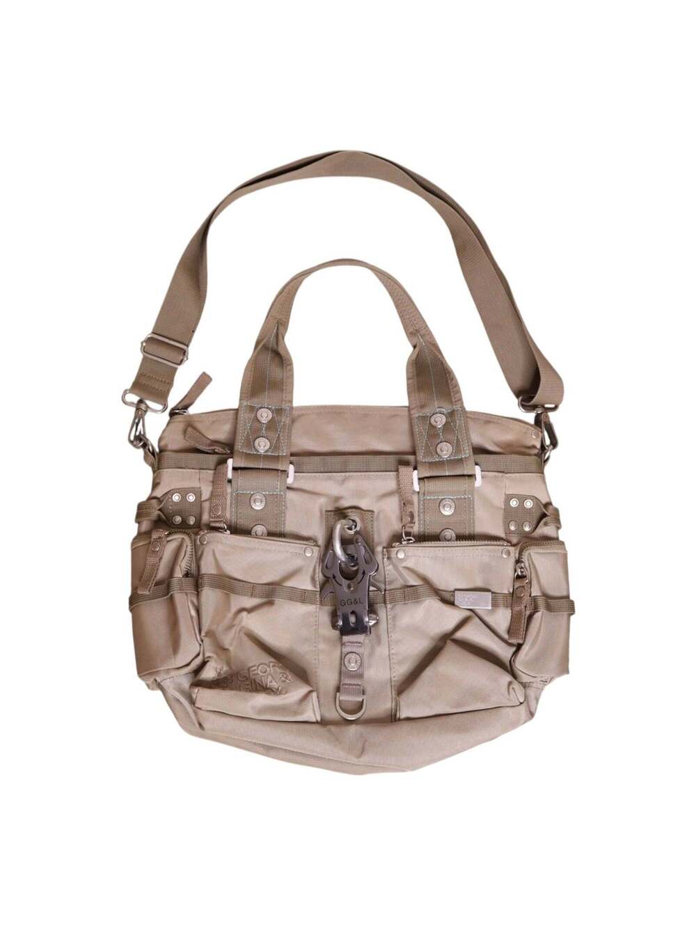 Y2K GEORGE GINA & LUCY Tan Canvas Bag